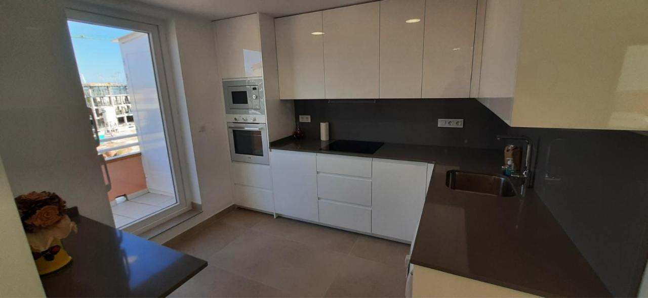 Apartamento Atico En Urb Bahia De Denia De Vacaciones Mar Por Medio Exterior foto