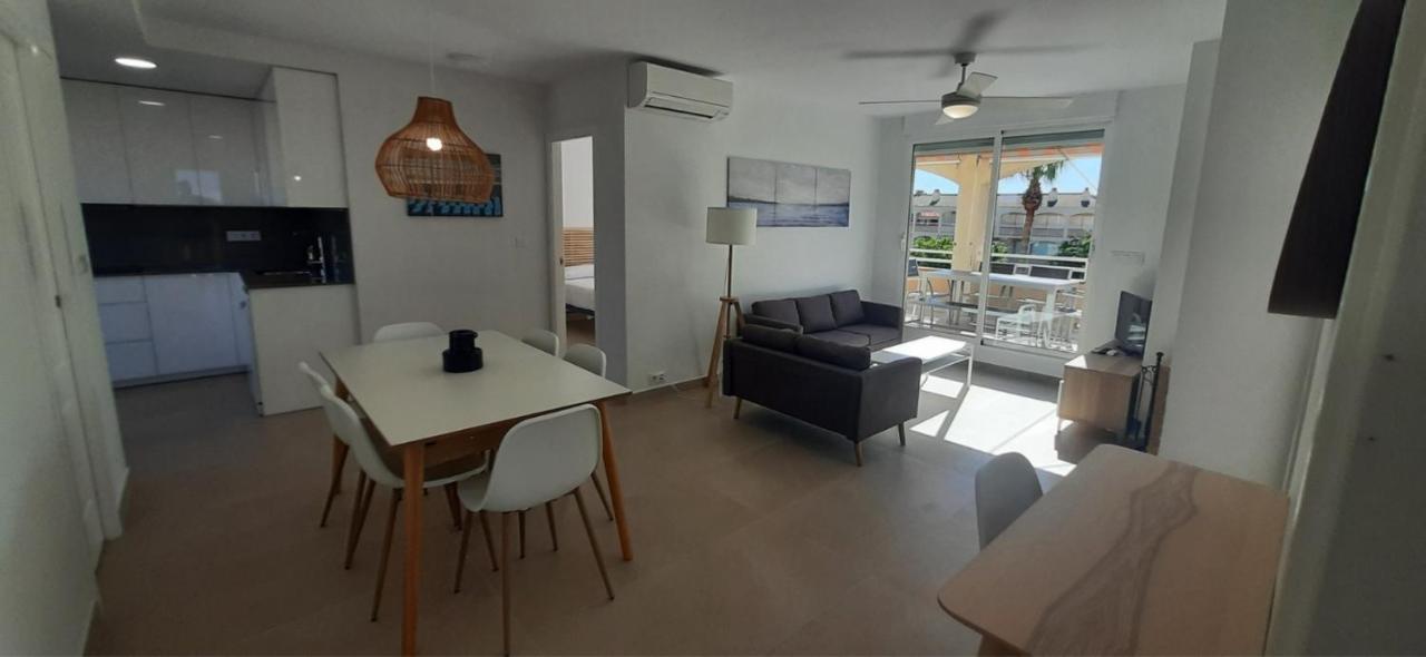 Apartamento Atico En Urb Bahia De Denia De Vacaciones Mar Por Medio Exterior foto
